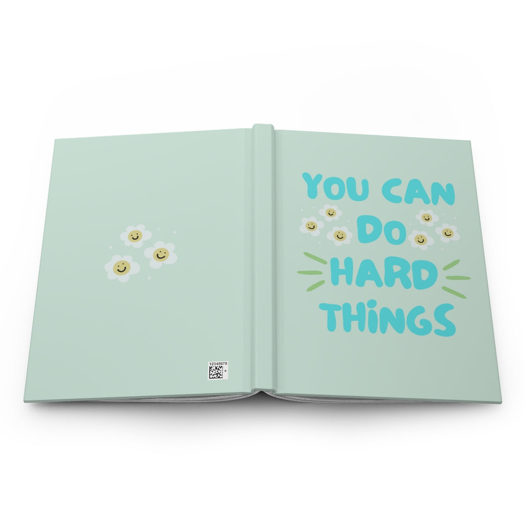 You Can Do Hard Things Green Boss Babe Hardcover Journal Matte