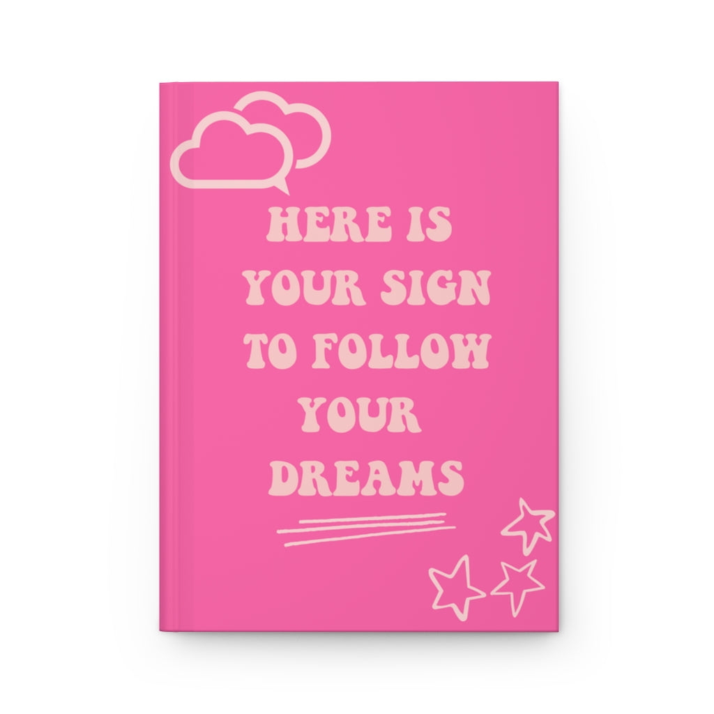 Follow Your Dreams Doodle Hardcover Journal Matte