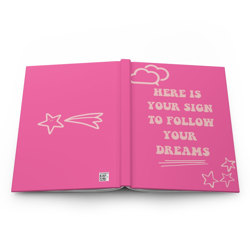 Follow Your Dreams Doodle Hardcover Journal Matte