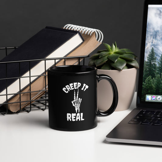 Creep It Real Black Mug