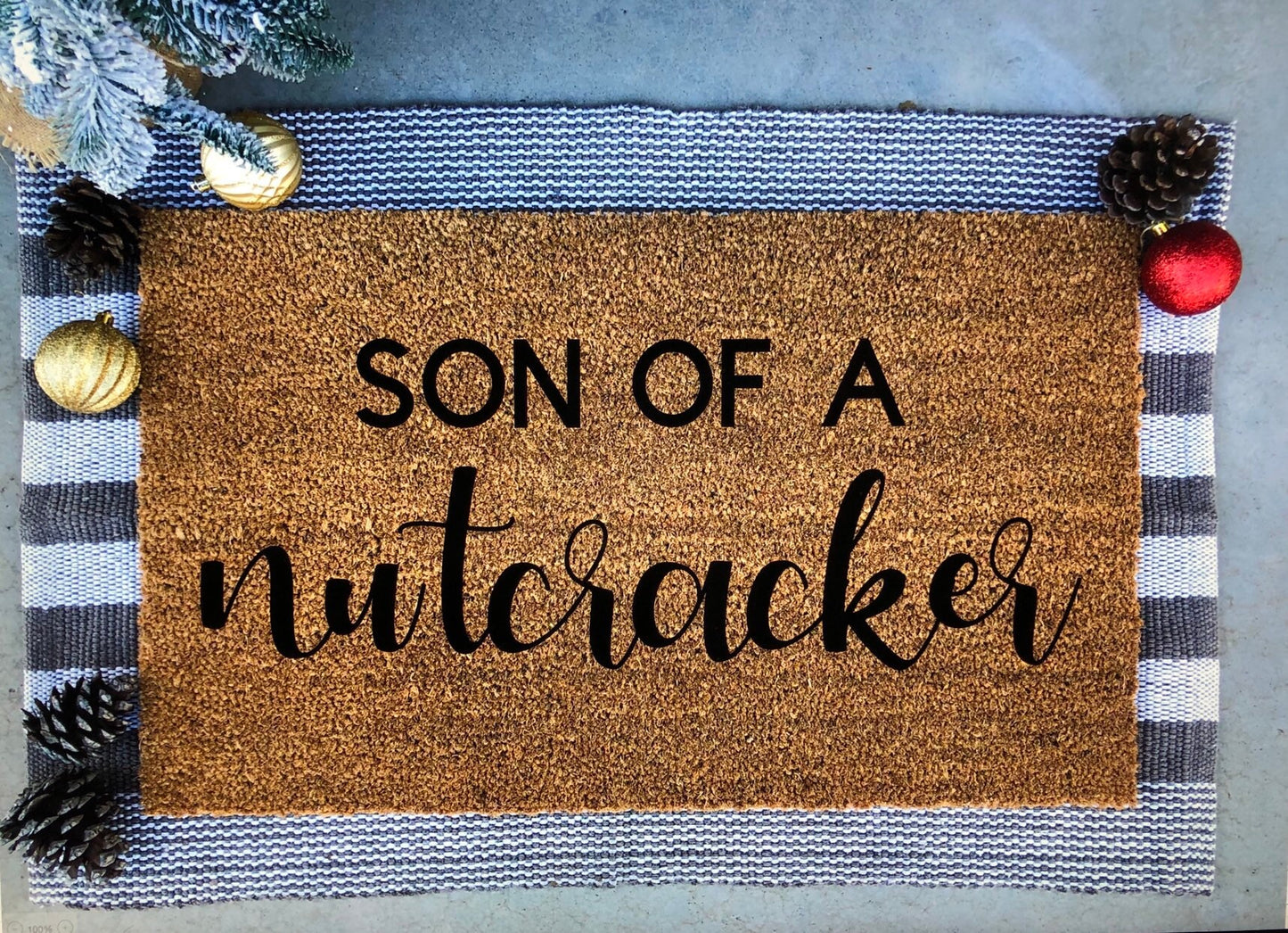 Son of a nutcracker doormat