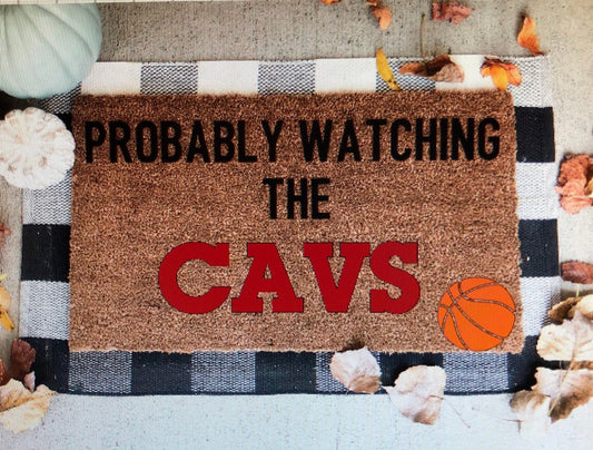 Probably watching the cavs cleveland doormat