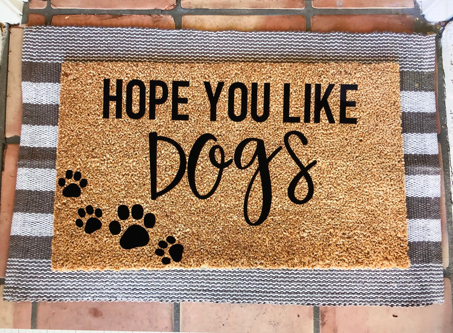 Hope you like dogs/cats doormat