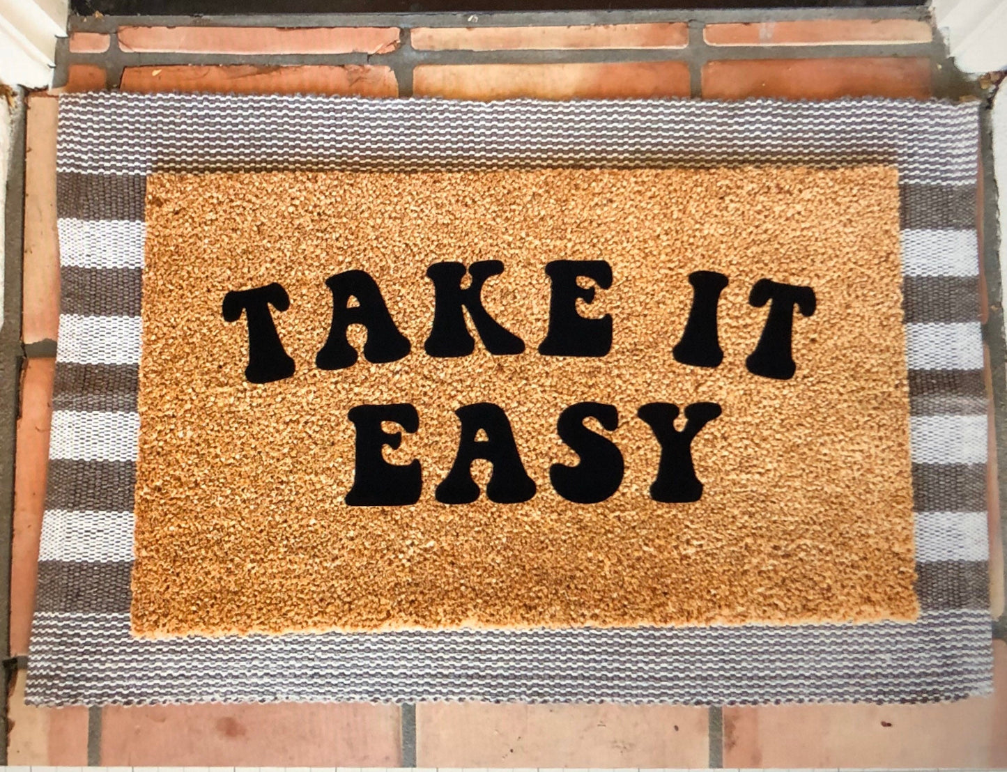 Take it easy doormat