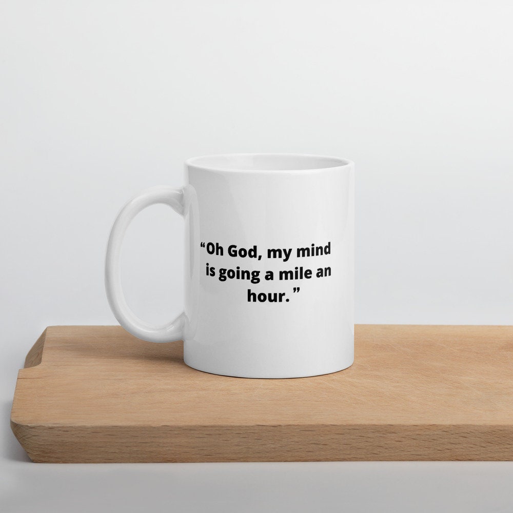 Mile an hour mug - office quote, Michael Scott quote, the office mug, Michael Scott mug, funny mug
