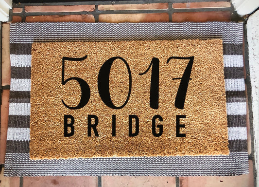 Address doormat