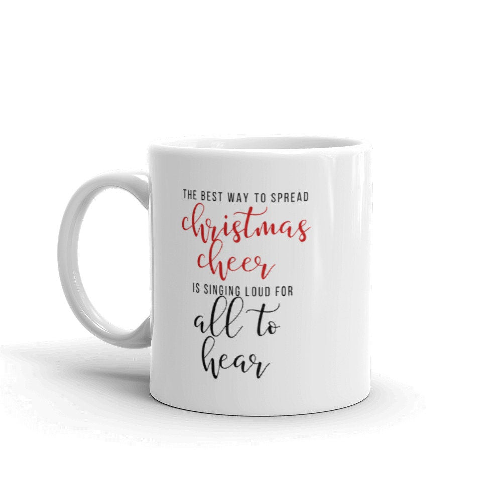 Christmas Cheer mug, cute mug, festive mug, christmas mug, punny mug, holiday mug