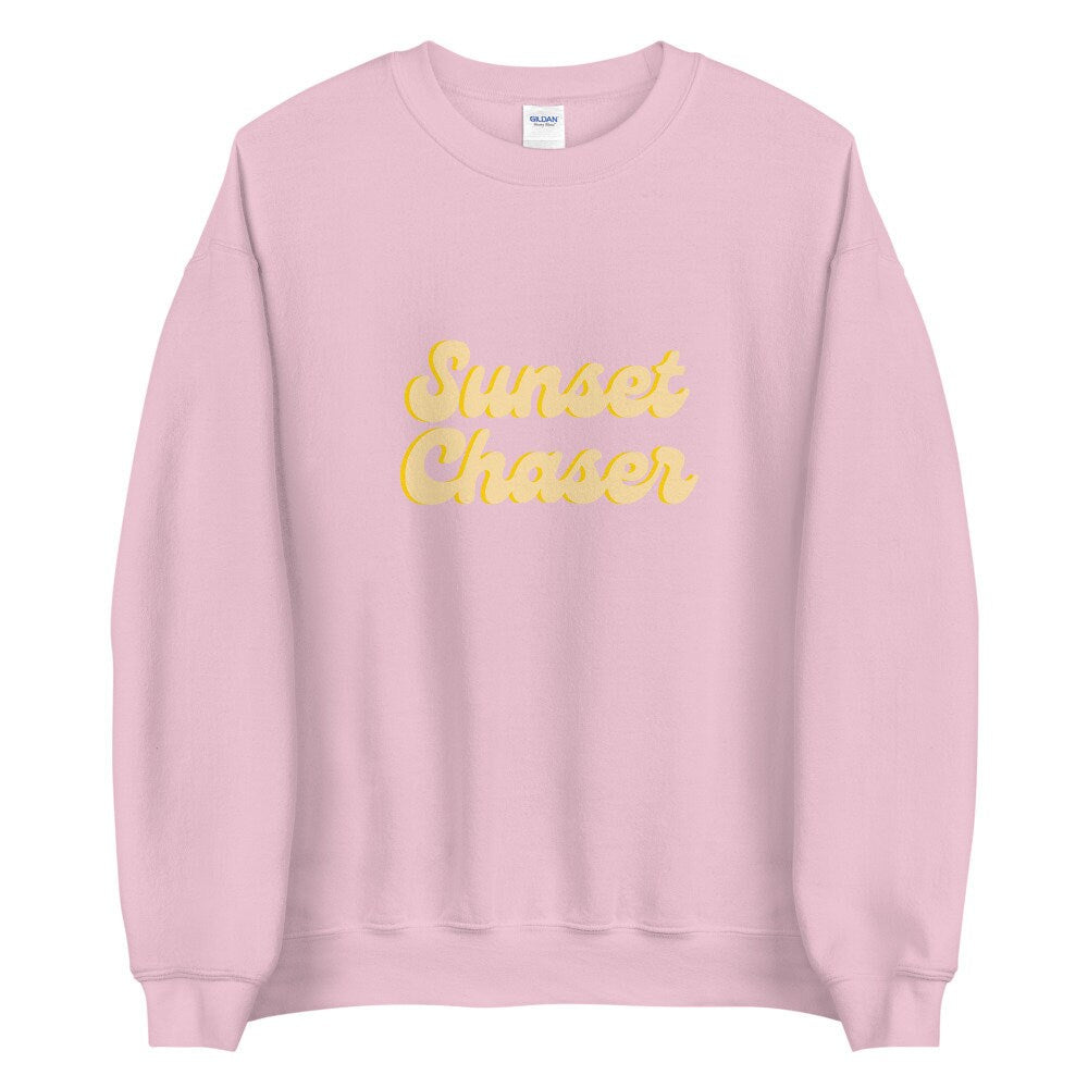 Sunset chaser Unisex Sweatshirt, summer shirt, cute shirt