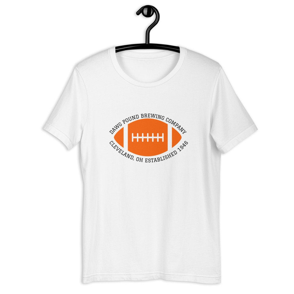 Dawg Pound Brewing Company Tailgate Short-Sleeve Unisex T-Shirt, Cleveland Browns, football shirt, football season