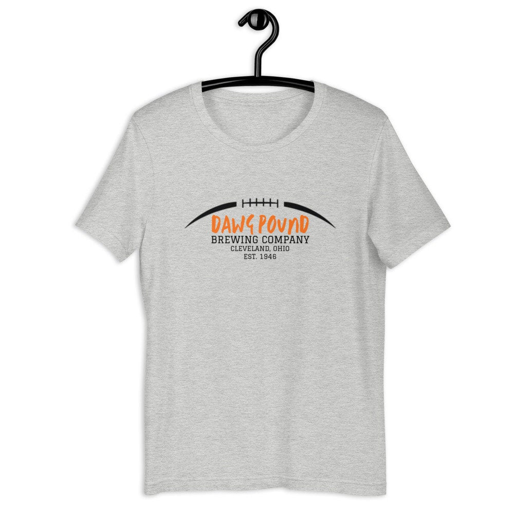 Dawg Pound Brewing Company Tailgate shirt Short-Sleeve Unisex T-Shirt, football shirt, Cleveland, football season