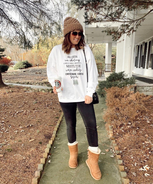 Winter favorites Unisex Sweatshirt, christmas shirt, punny shirt, holiday shirt