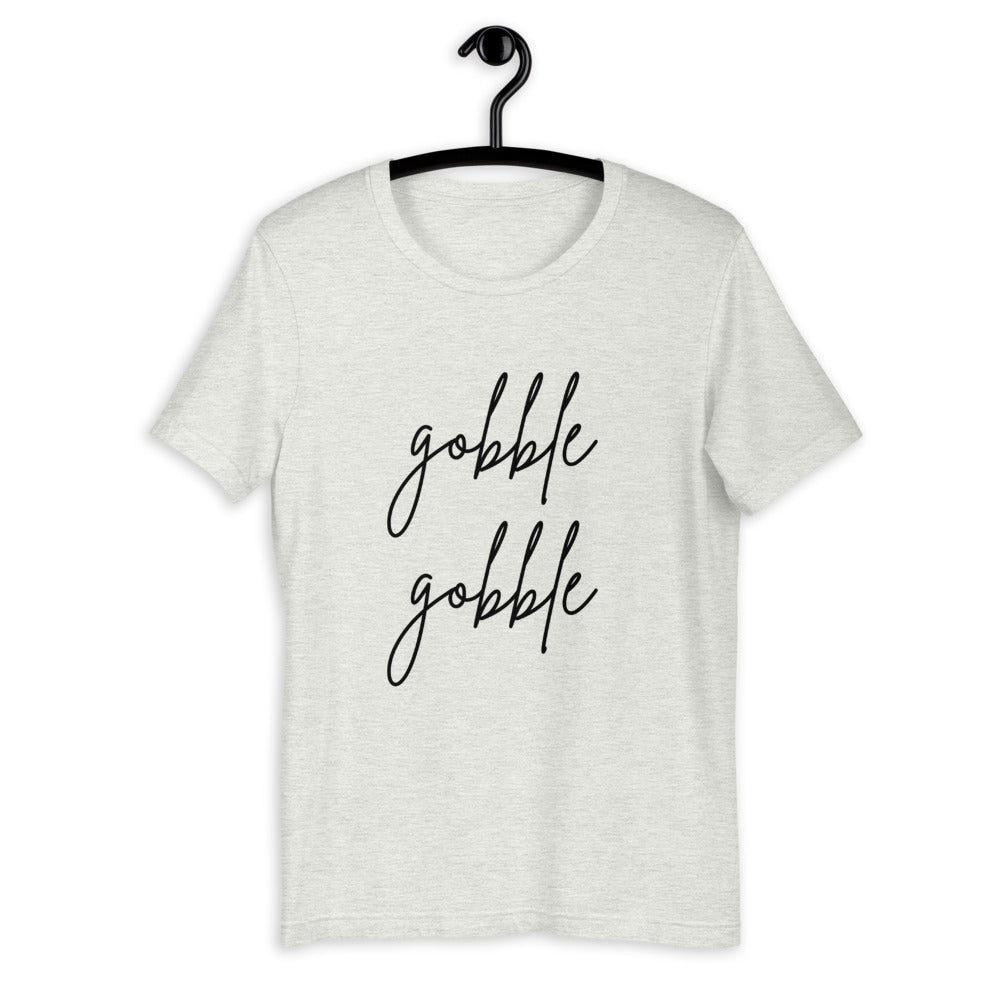 Gobble gobble Short-Sleeve Unisex T-Shirt, Friendsgiving shirt, thanksgiving shirt, punny shirt