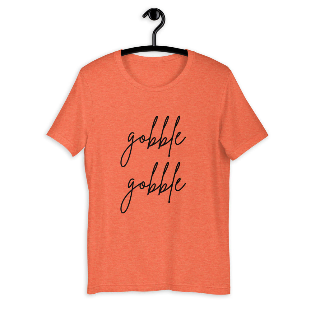 Gobble gobble Short-Sleeve Unisex T-Shirt, Friendsgiving shirt, thanksgiving shirt, punny shirt