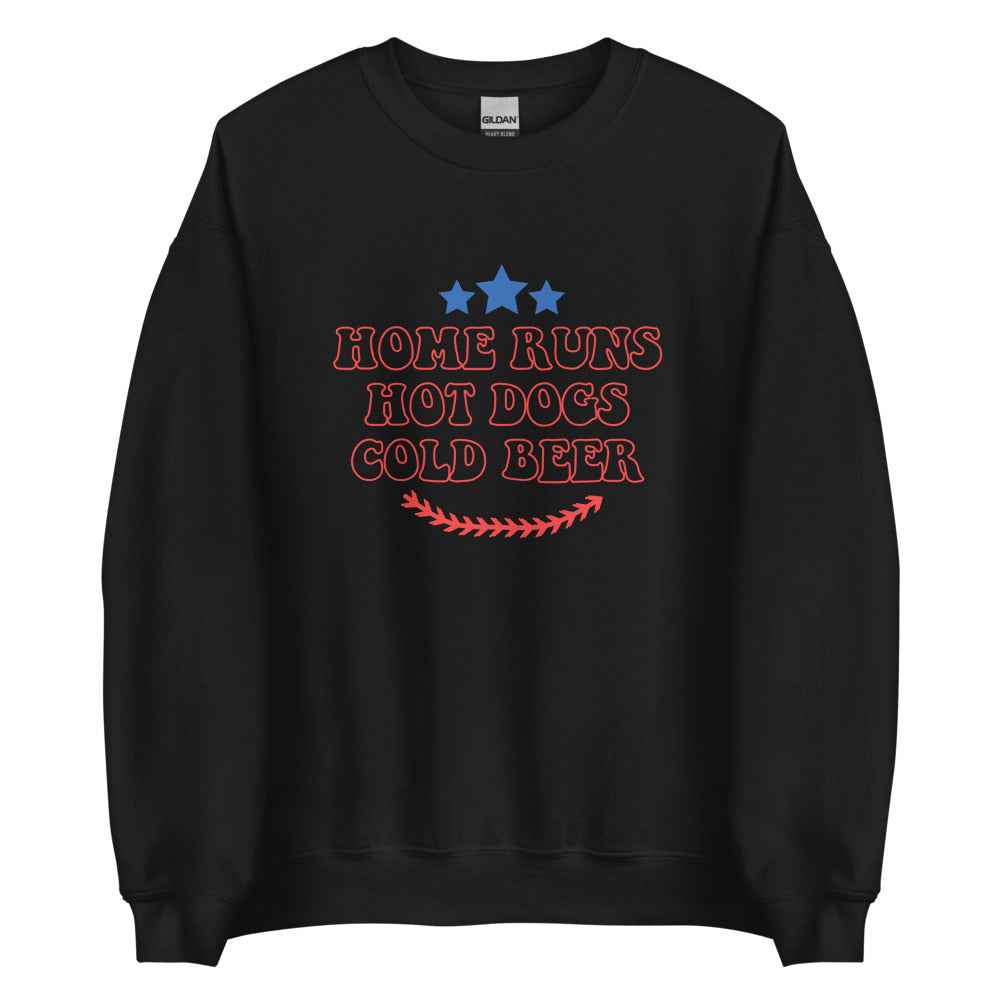 Retro Baseball Favorites Unisex Sweatshirt