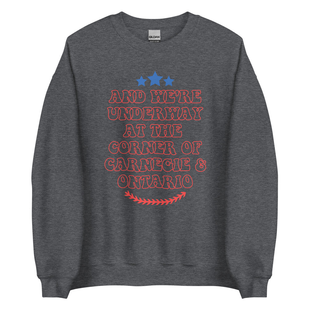 Retro Cleveland Carnegie and Ontario Unisex Sweatshirt