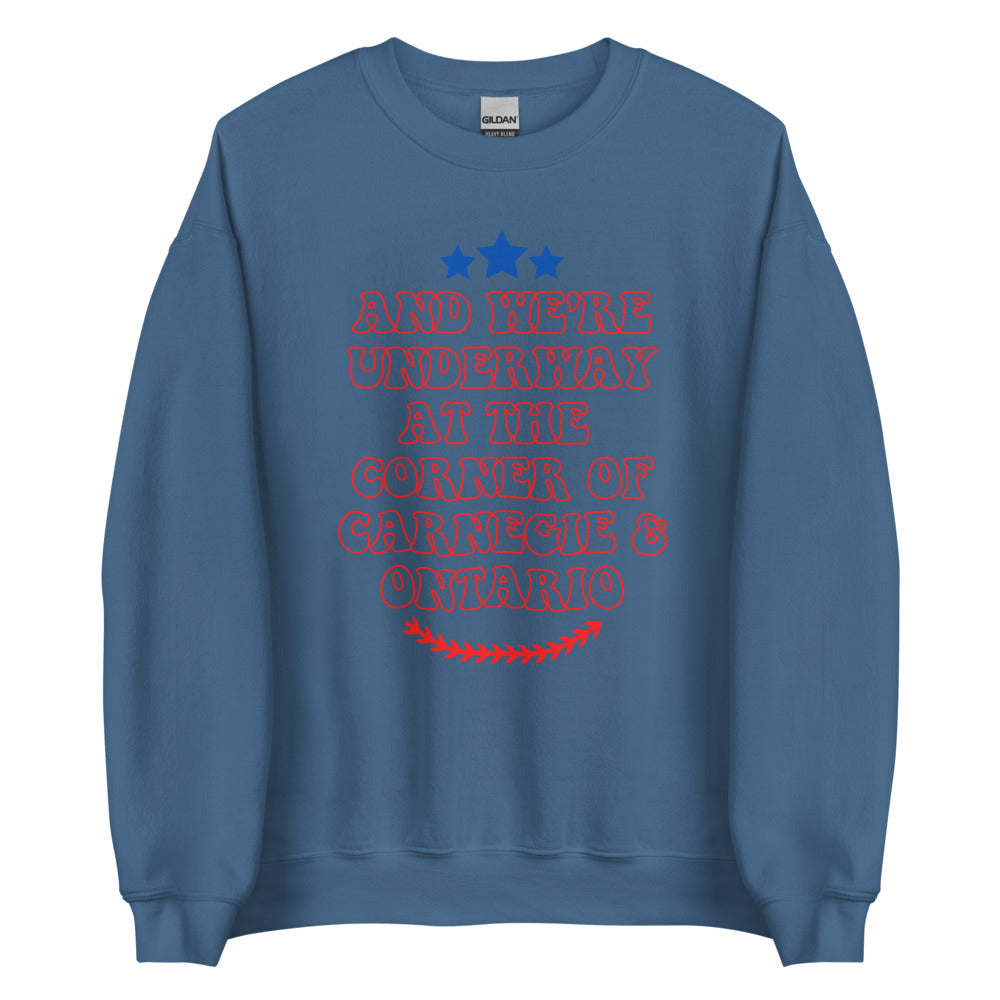 Retro Cleveland Carnegie and Ontario Unisex Sweatshirt