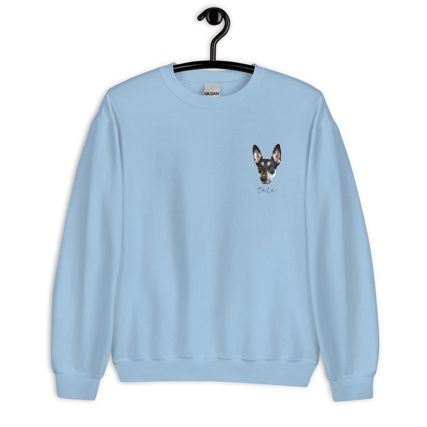 Personalized Pet Photo and Name Sweatshirt, Custom Sweatshirt, Dog lover shirt, Spring Pullover, Dog Lover Gift