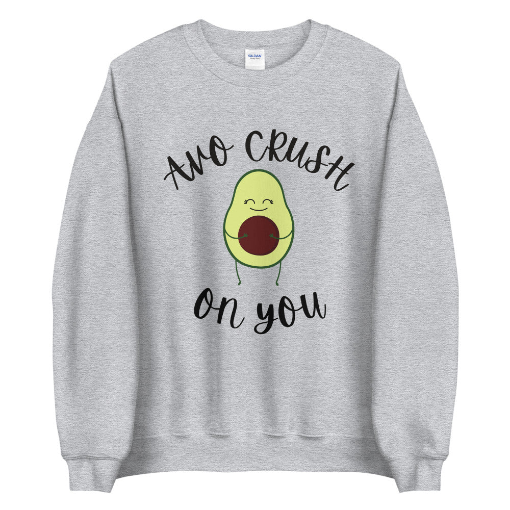 Avo crush on you Unisex Sweatshirt, valentines day, punny shirt, love pun