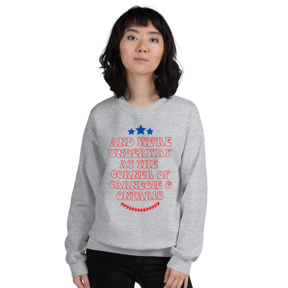 Retro Cleveland Carnegie and Ontario Unisex Sweatshirt