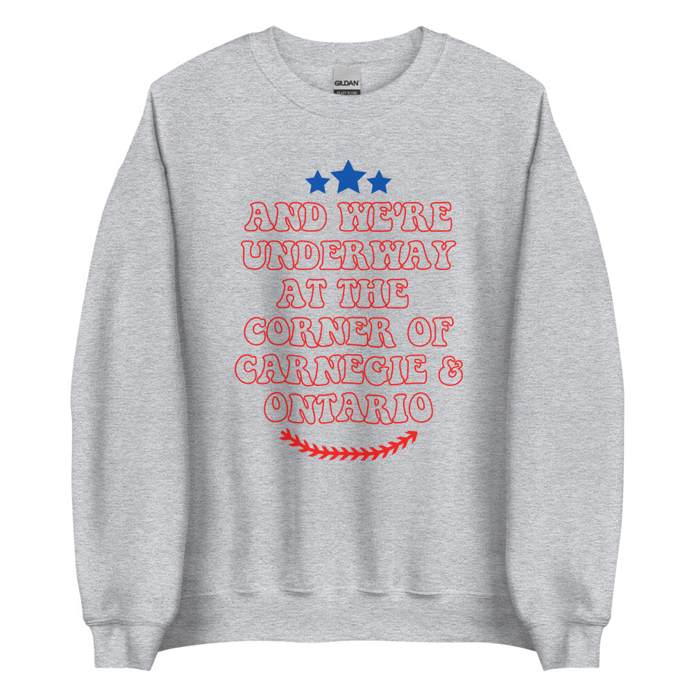 Retro Cleveland Carnegie and Ontario Unisex Sweatshirt