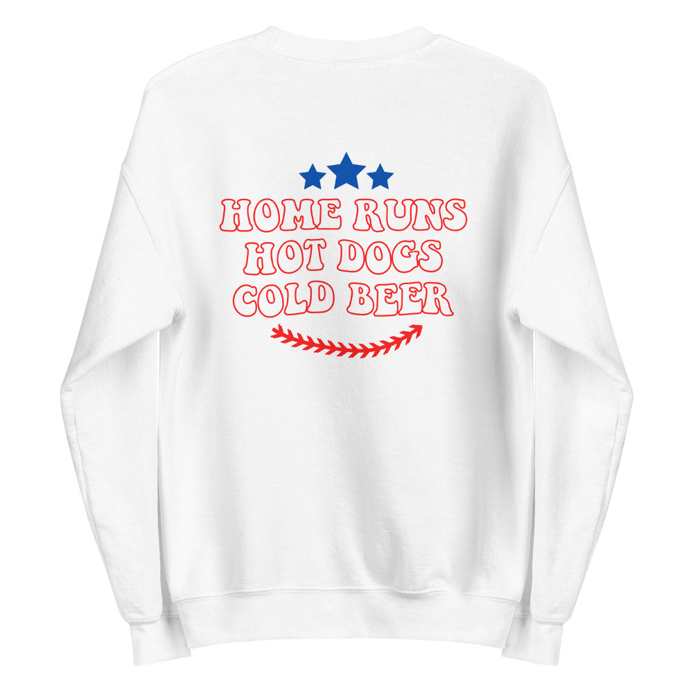 Retro Baseball Favorites Unisex Sweatshirt