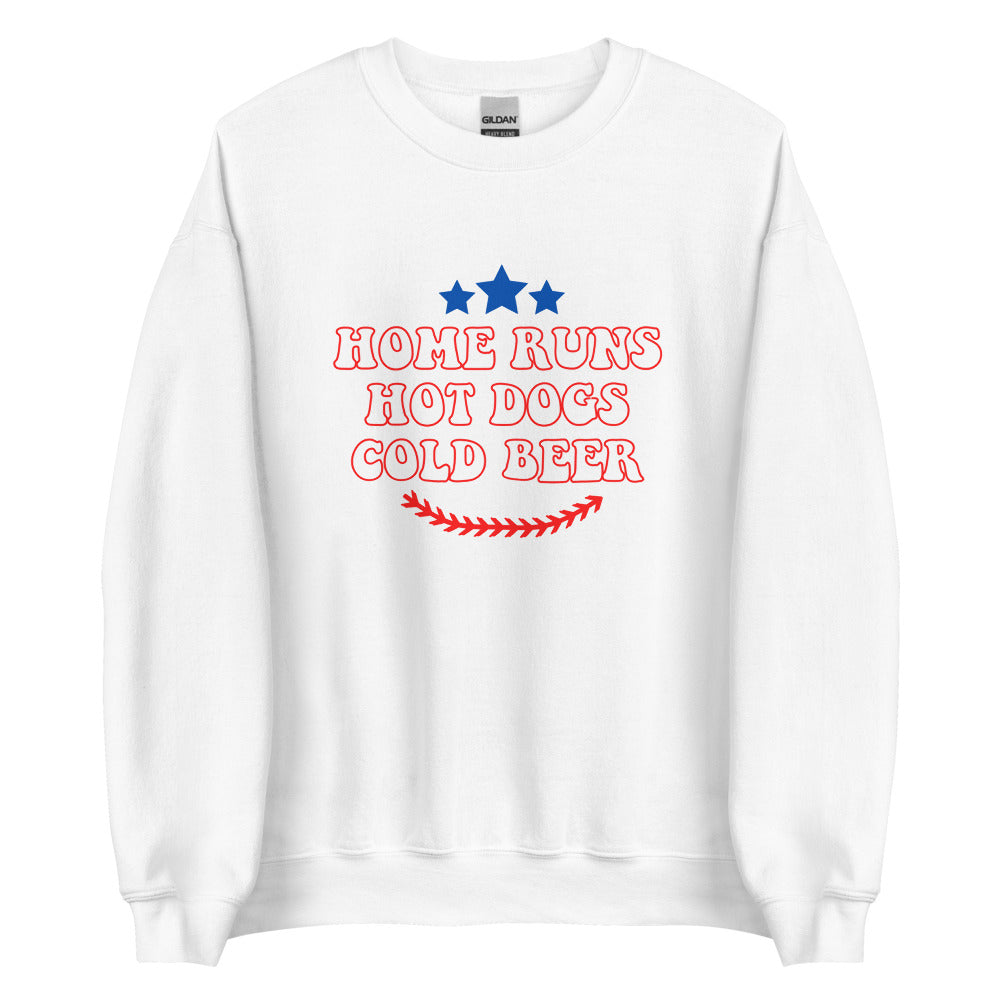 Retro Baseball Favorites Unisex Sweatshirt