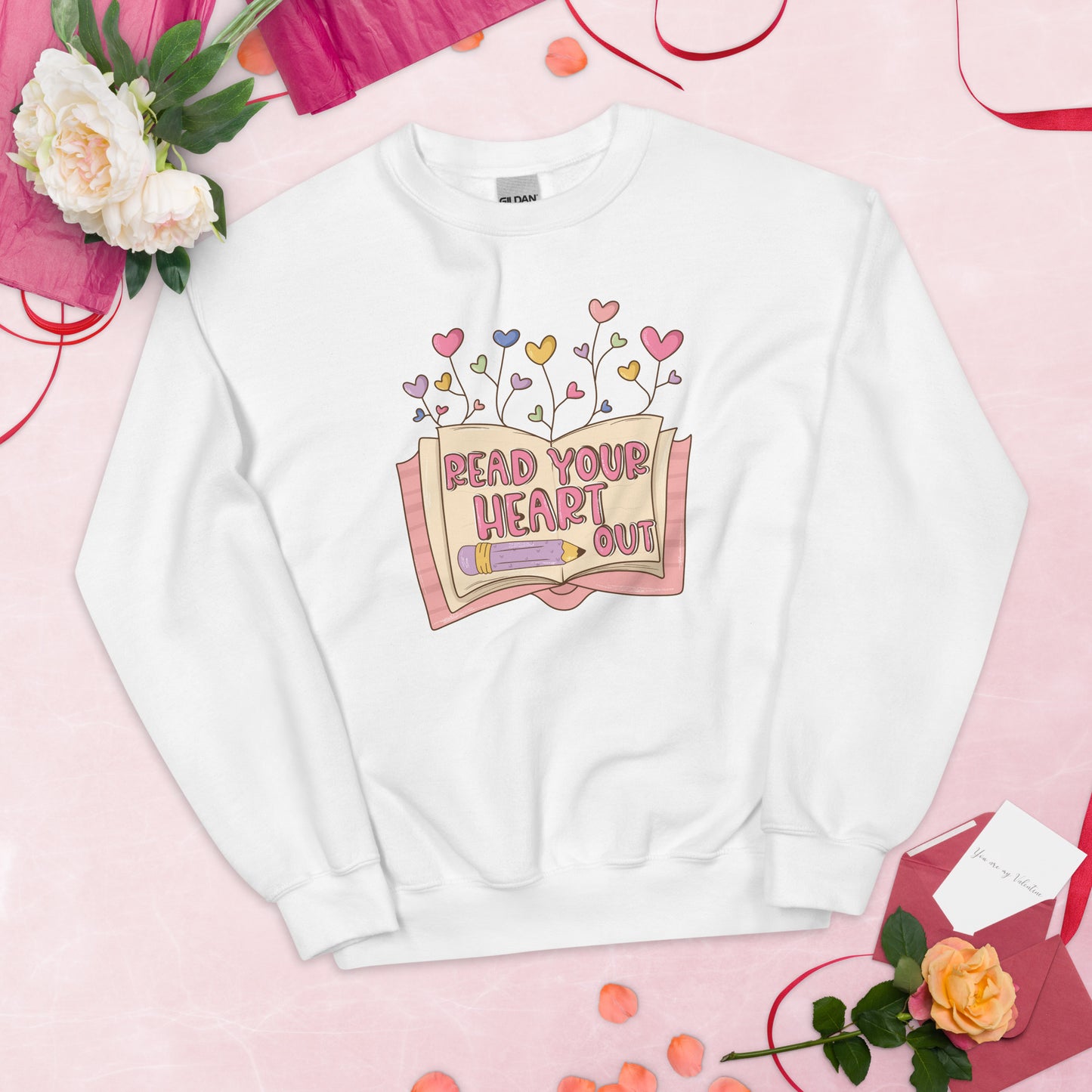 Read Your Heart Out Teacher Sweatshirt, Valentines Teacher Sweatshirt, Spring Teacher Shirt, Teacher Gift, Teacher Valentines Gift
