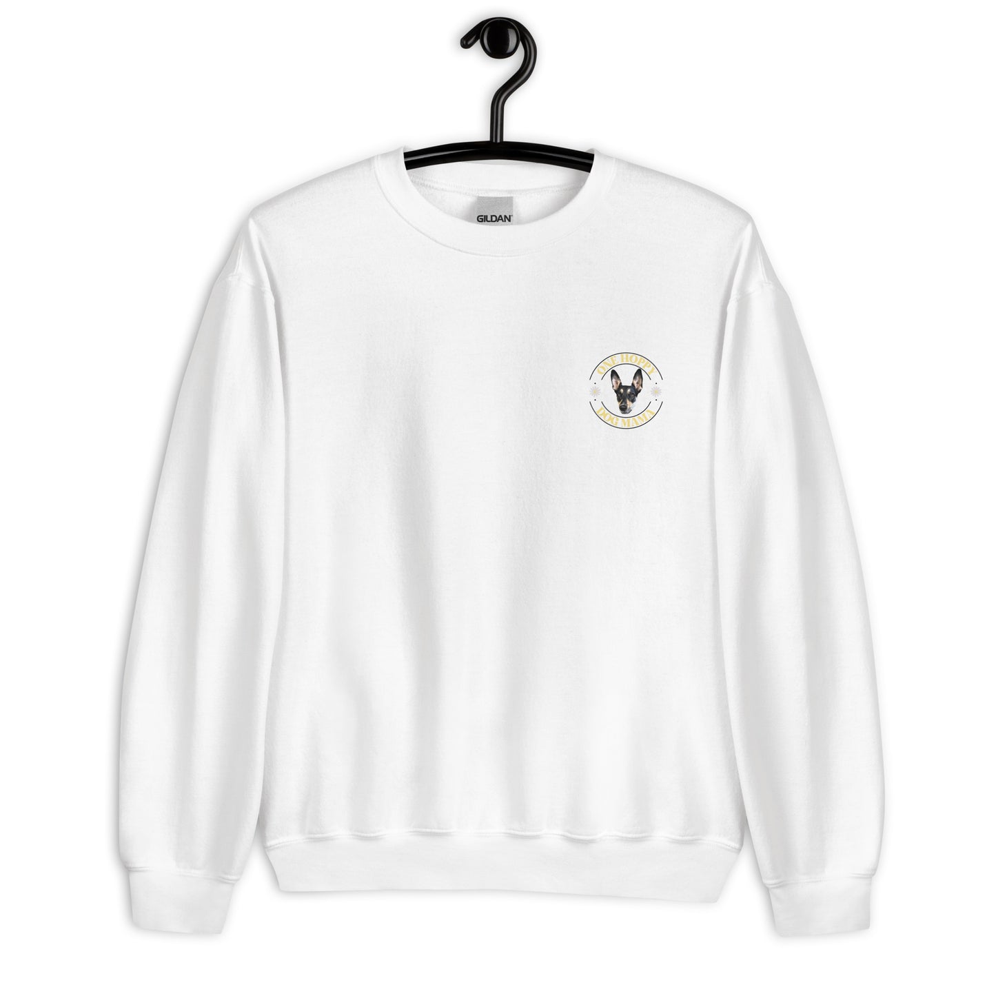 Personalized Pet Photo Yellow One Hoppy Dog Mom Sweatshirt, Custom Sweatshirt, Dog lover shirt, Spring Pullover, Dog Lover Gift
