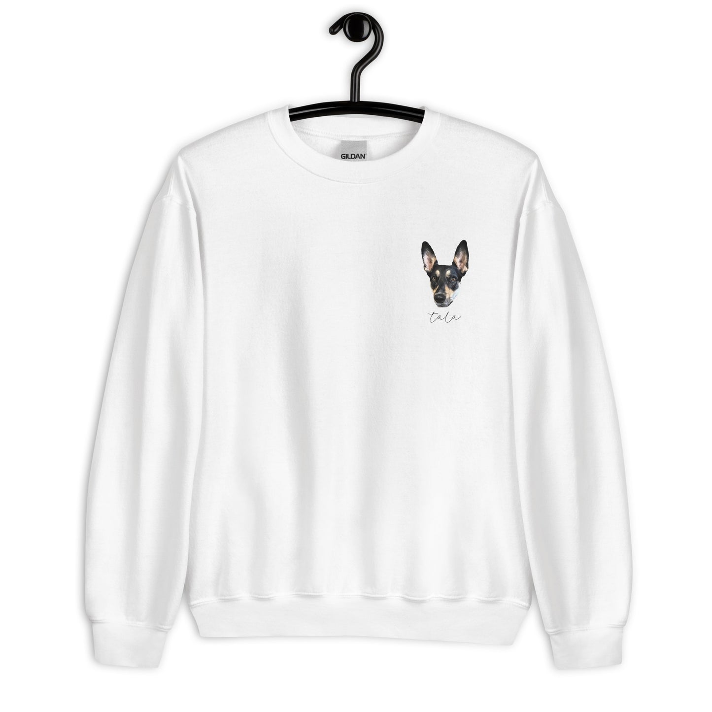 Personalized Pet Photo and Name Sweatshirt, Custom Sweatshirt, Dog lover shirt, Spring Pullover, Dog Lover Gift