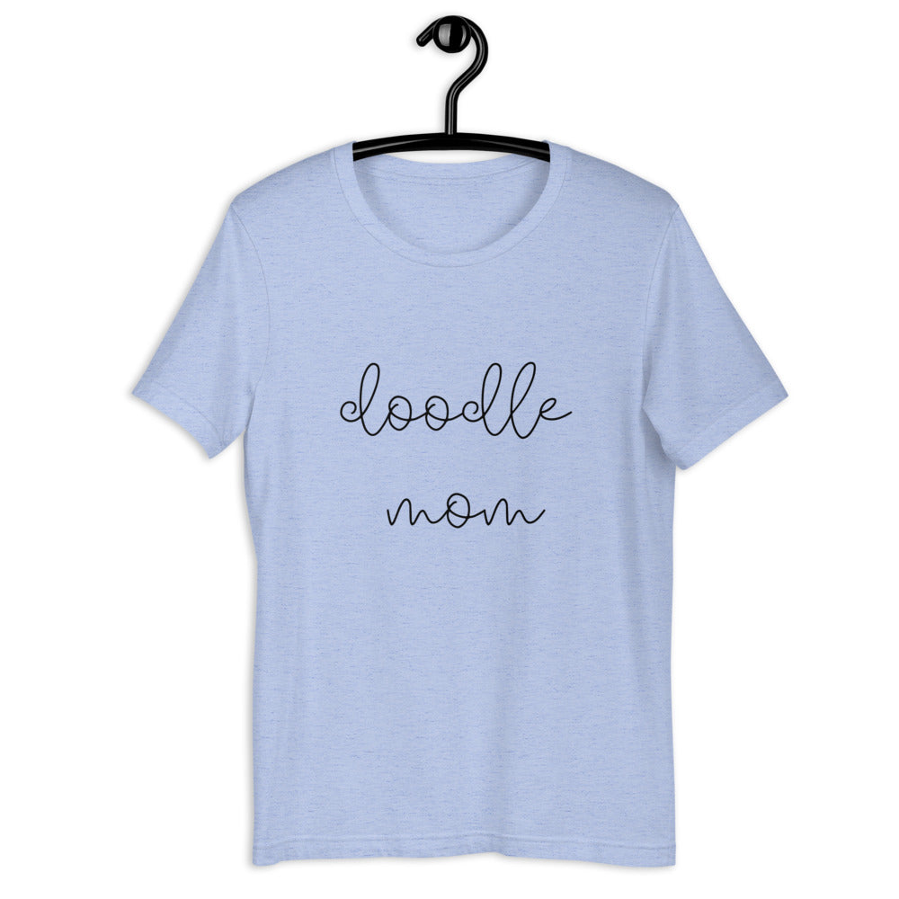 MULTIPLE COLORS Doodle mom Short-Sleeve Unisex T-Shirt, gift for her, mothers day, dog mom