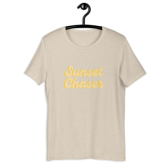 Sunset Chaser Short-Sleeve Unisex T-Shirt, summer shirt, cute shirt