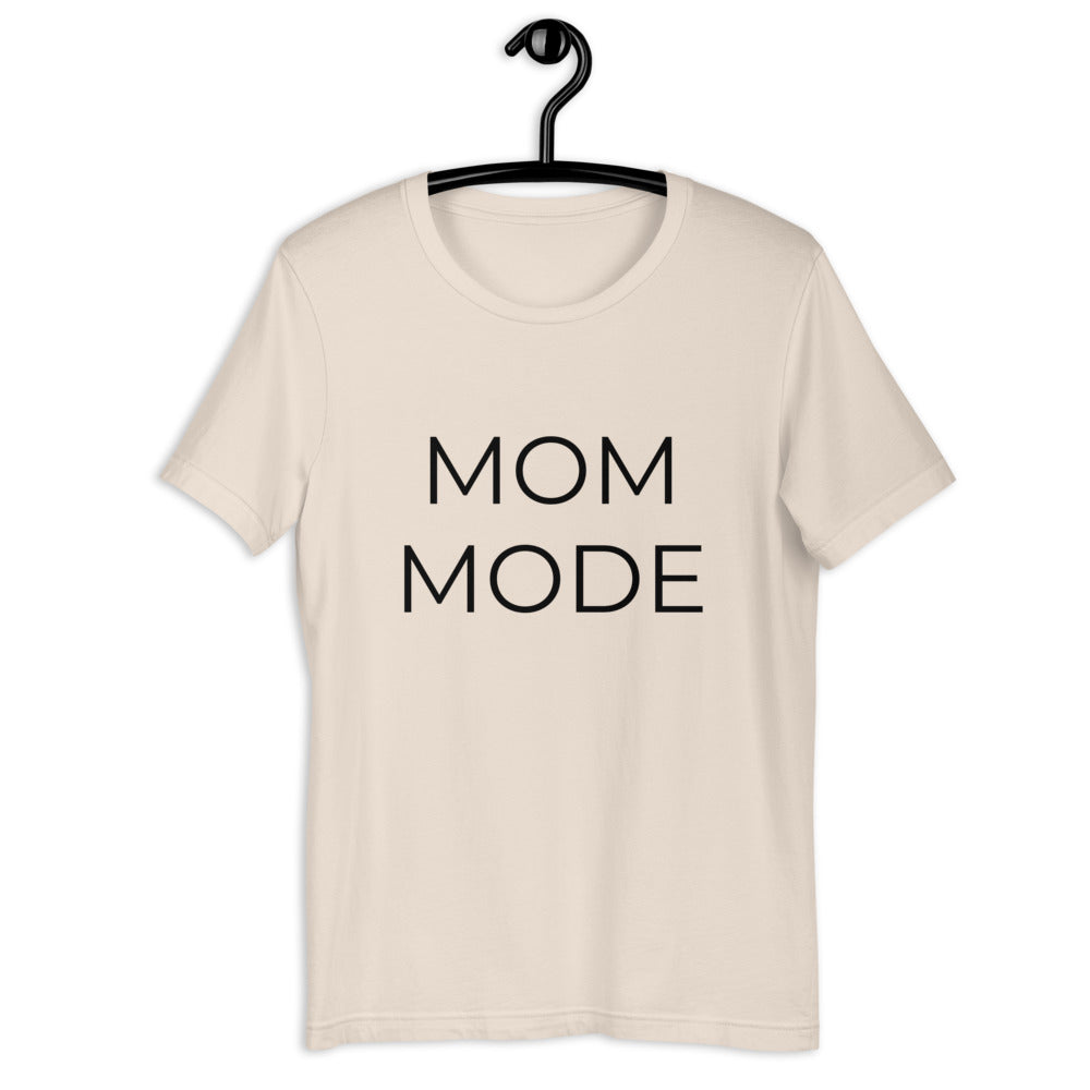 MULTIPLE COLORS AVAILABLE - Mom mode Short-Sleeve Unisex T-Shirt, gift for her, mothers day gift, mom shirt, cool mom