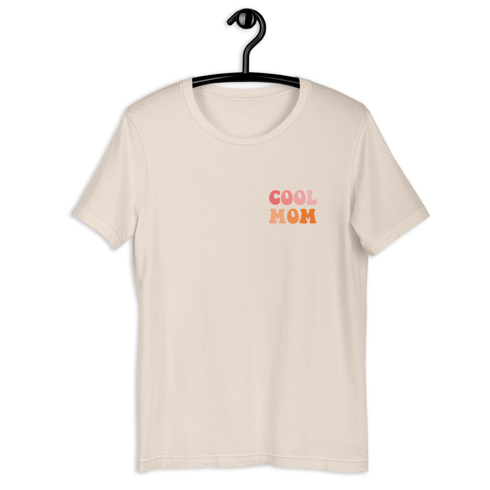 Multicolor cool mom Short-Sleeve Unisex T-Shirt, gift for her, mothers day