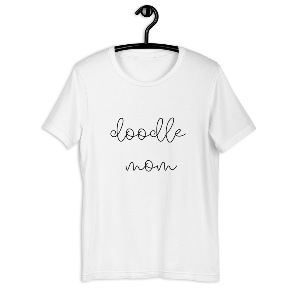 MULTIPLE COLORS Doodle mom Short-Sleeve Unisex T-Shirt, gift for her, mothers day, dog mom