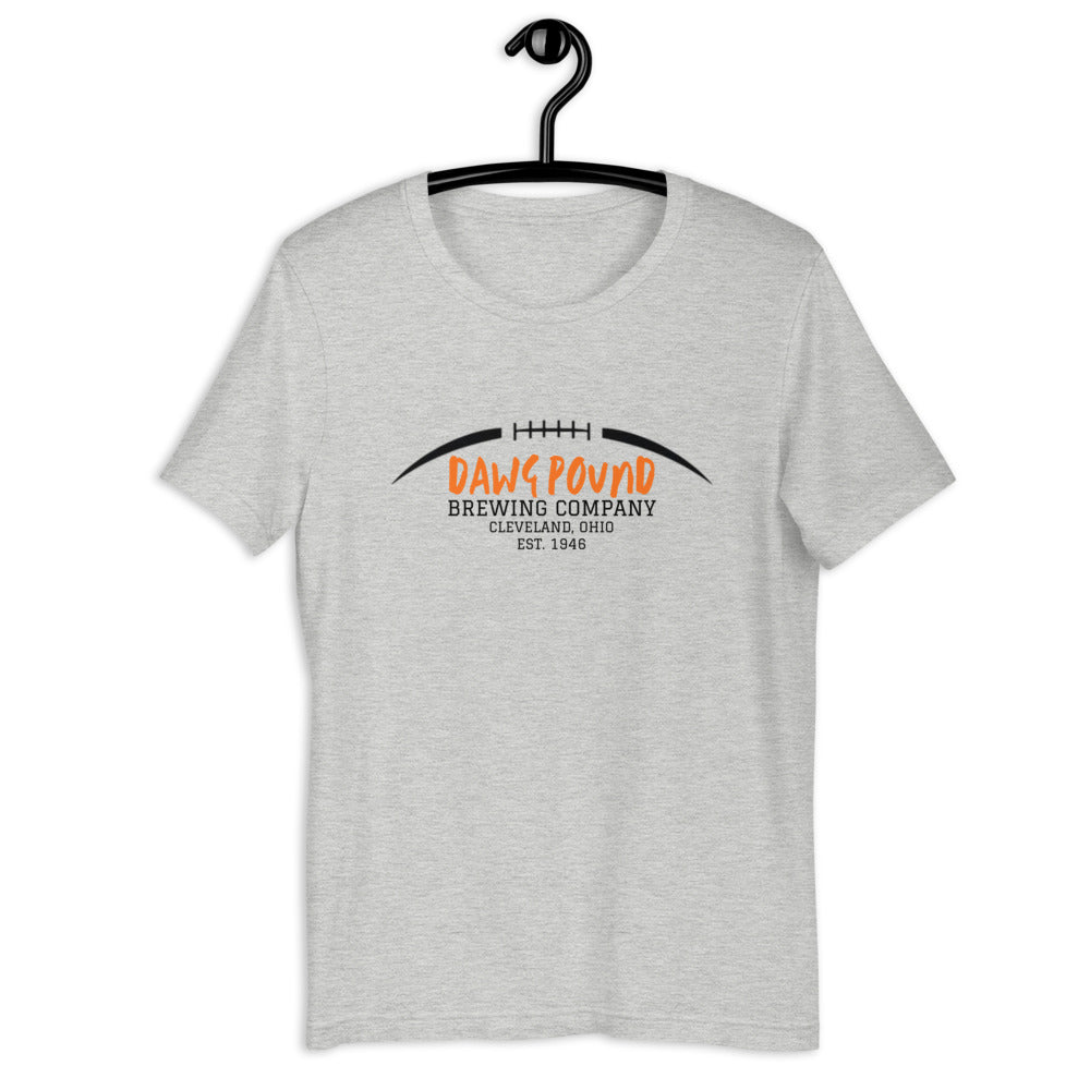 Dawg Pound Brewing Company Tailgate shirt Short-Sleeve Unisex T-Shirt, football shirt, Cleveland, football season