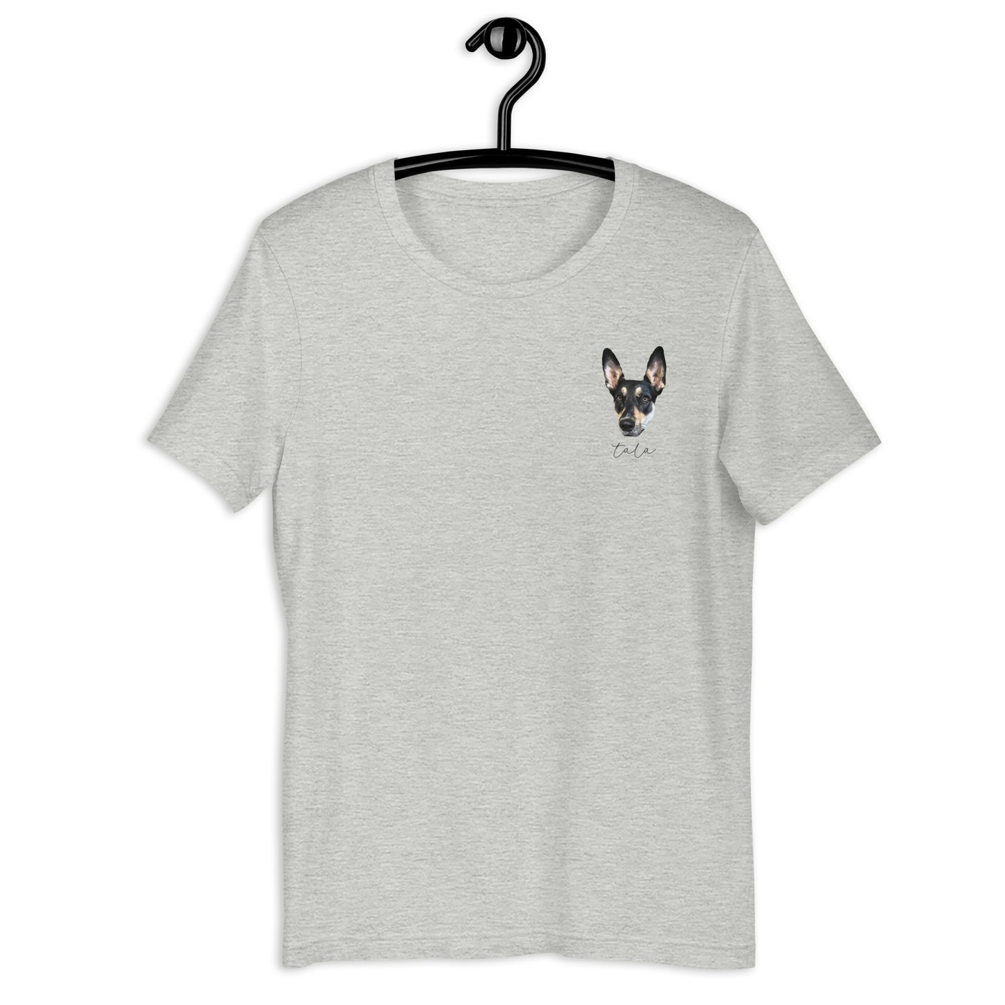 Personalized Pet Photo and Pet Name T-shirt, Custom T-Shirt, Dog lover shirt, Spring T-shirt, Dog Lover Gift