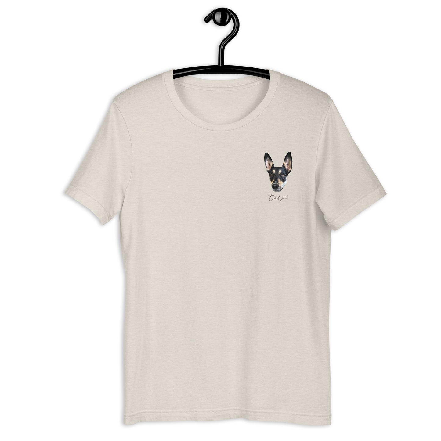 Personalized Pet Photo and Pet Name T-shirt, Custom T-Shirt, Dog lover shirt, Spring T-shirt, Dog Lover Gift