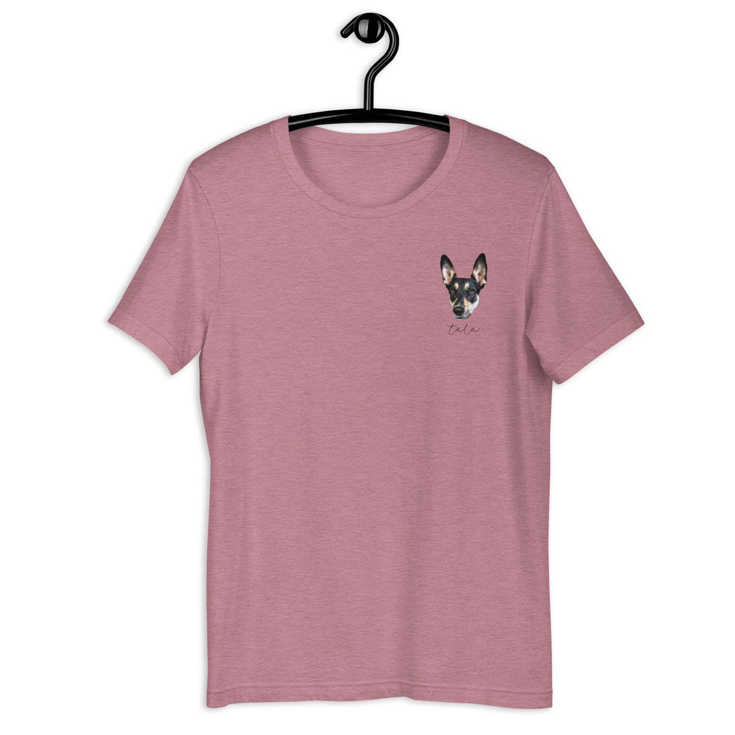 Personalized Pet Photo and Pet Name T-shirt, Custom T-Shirt, Dog lover shirt, Spring T-shirt, Dog Lover Gift
