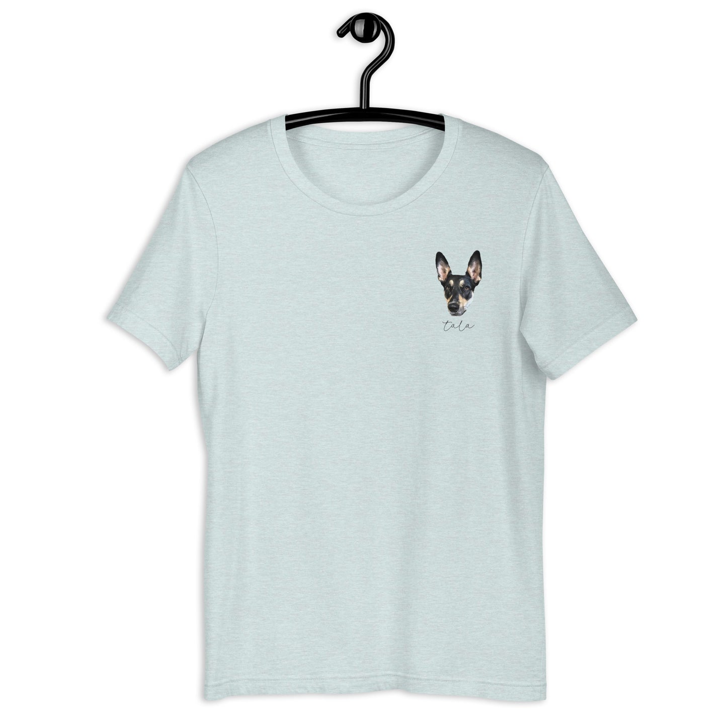 Personalized Pet Photo and Pet Name T-shirt, Custom T-Shirt, Dog lover shirt, Spring T-shirt, Dog Lover Gift