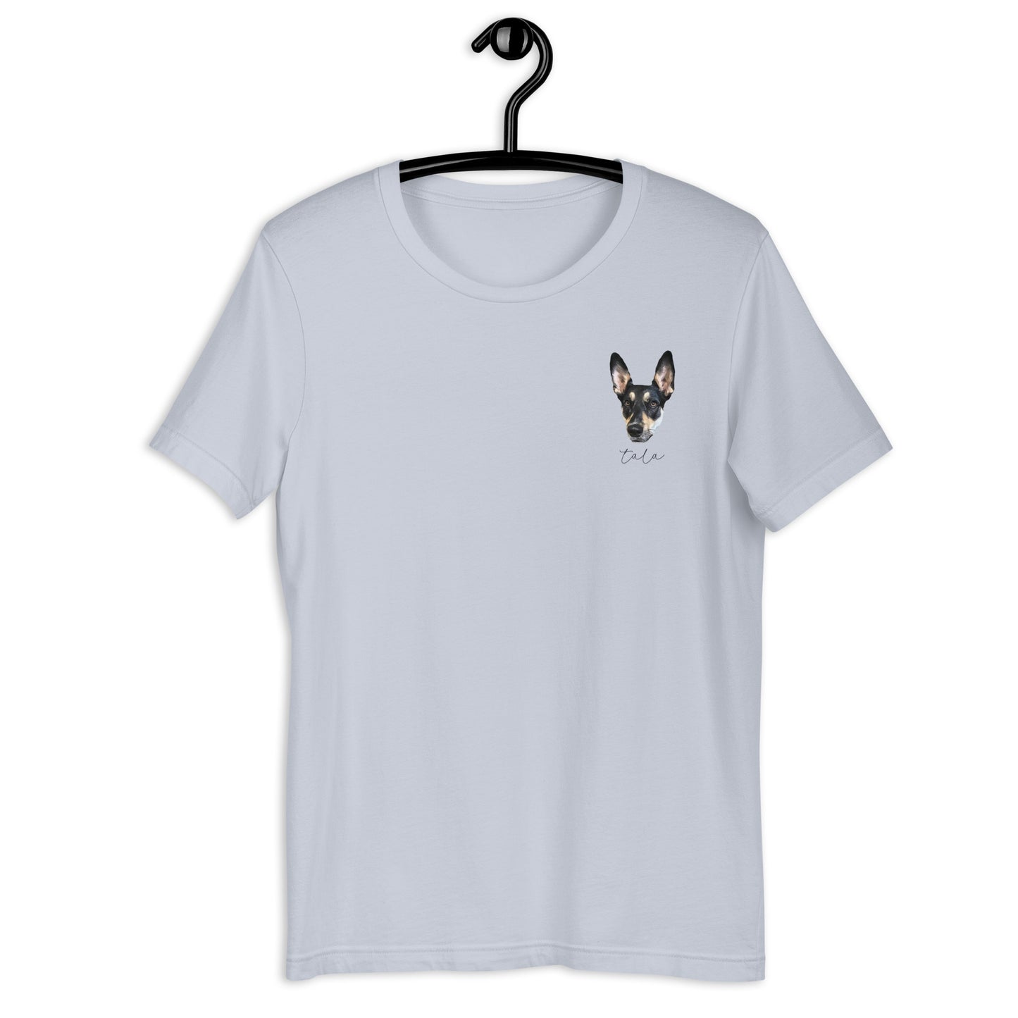 Personalized Pet Photo and Pet Name T-shirt, Custom T-Shirt, Dog lover shirt, Spring T-shirt, Dog Lover Gift