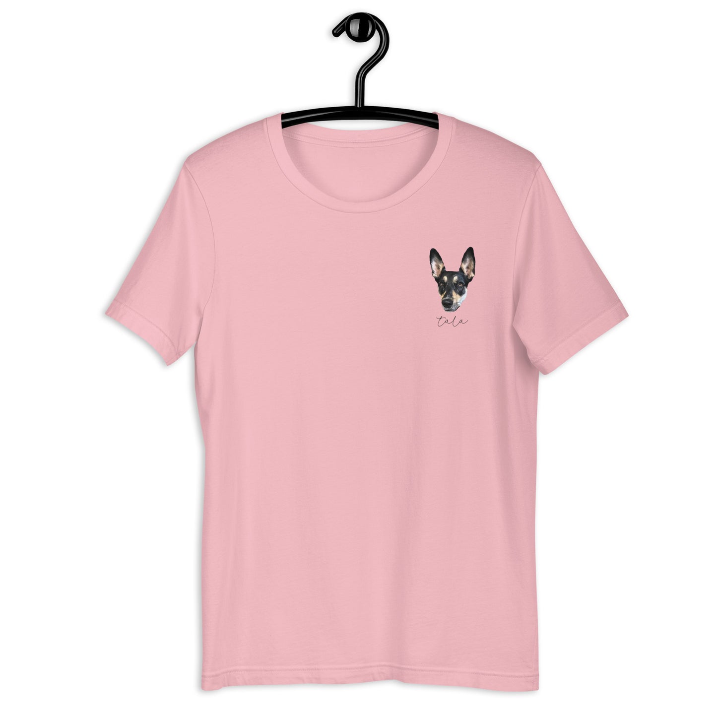 Personalized Pet Photo and Pet Name T-shirt, Custom T-Shirt, Dog lover shirt, Spring T-shirt, Dog Lover Gift