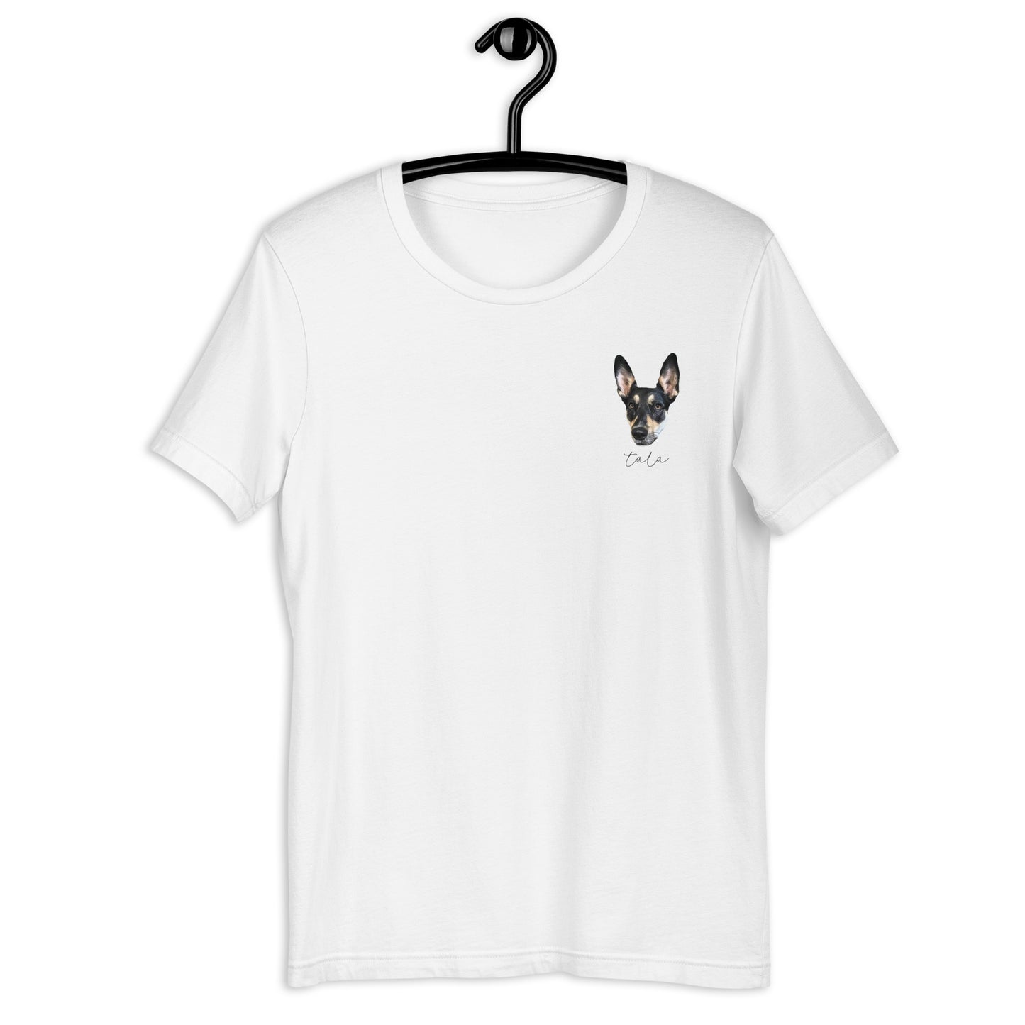 Personalized Pet Photo and Pet Name T-shirt, Custom T-Shirt, Dog lover shirt, Spring T-shirt, Dog Lover Gift