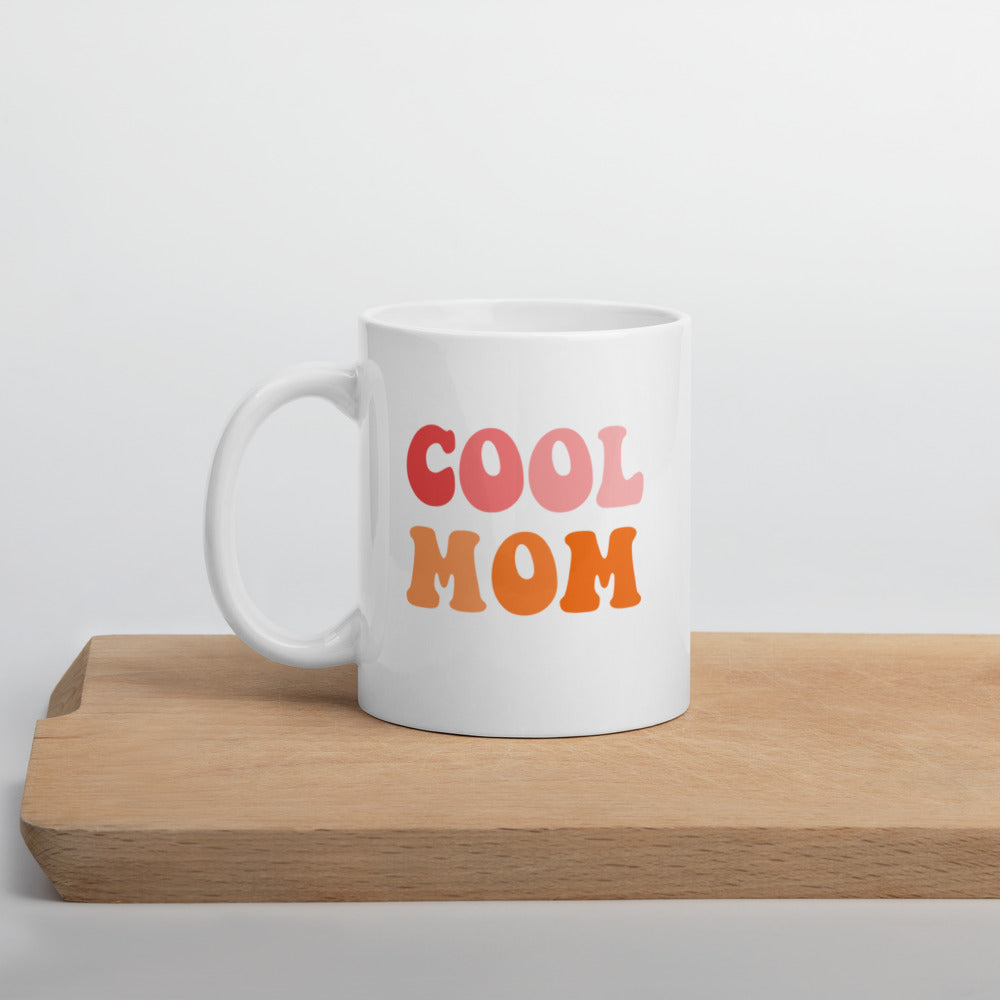 Cool mom multicolored mug, mothers day gift, cool mom, gift for her