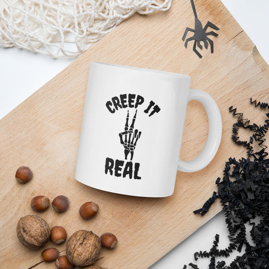 Creep It Real Halloween Mug, spooky mug
