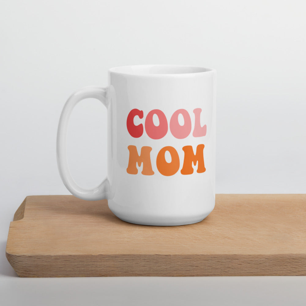 Cool mom multicolored mug, mothers day gift, cool mom, gift for her