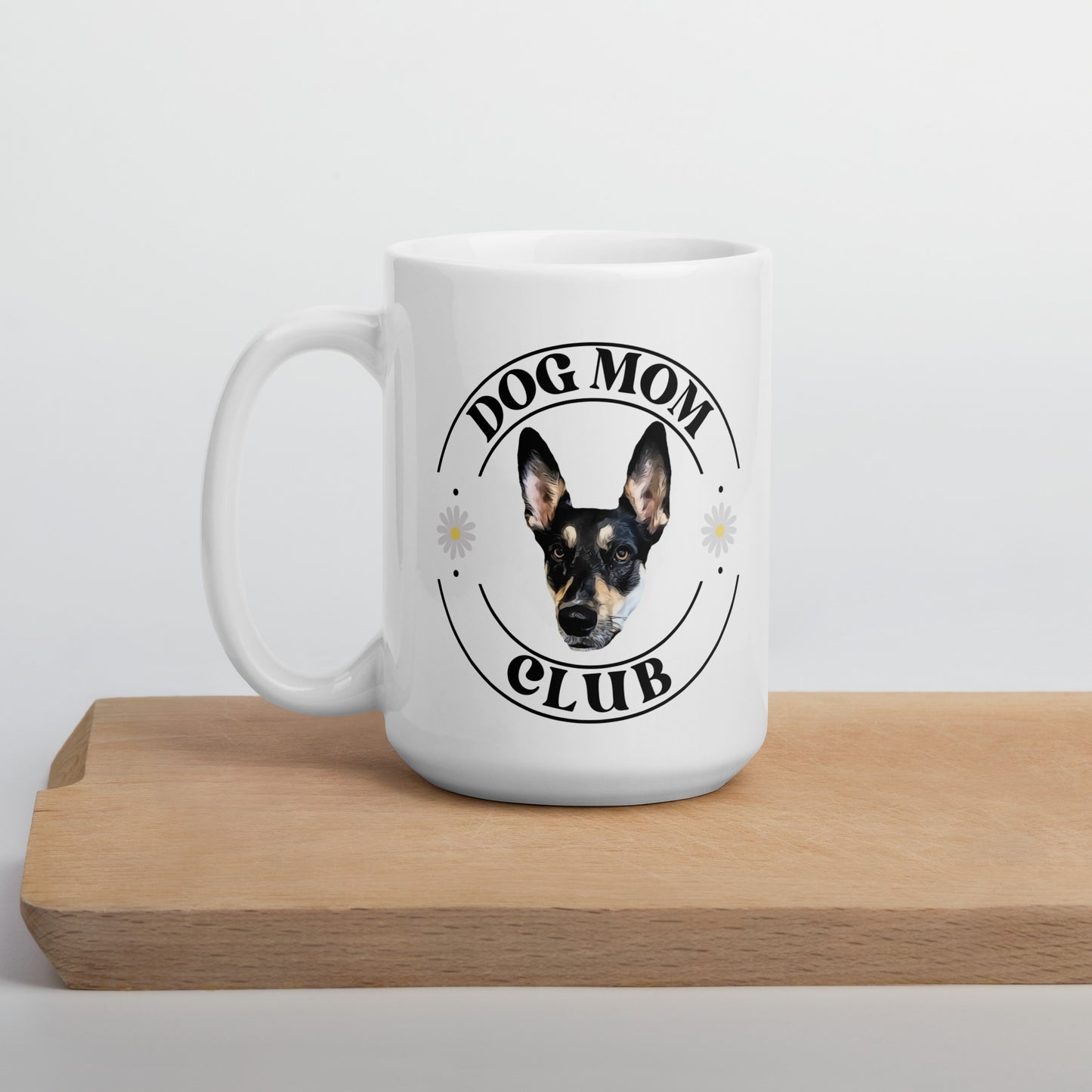Personalized Pet Photo Dog Mom Club Mug, Custom Mug, Dog Lover Mug, Spring Mug, Dog Lover Gift