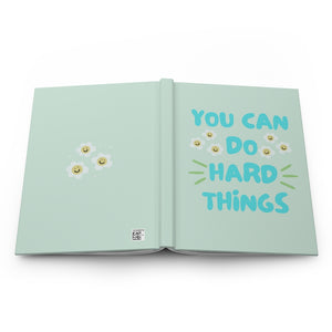 You Can Do Hard Things Green Boss Babe Hardcover Journal Matte