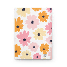 Load image into Gallery viewer, Pink Floral Beginning Is Today Hardcover Journal Matte
