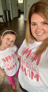Triple Pink Mama T-shirt