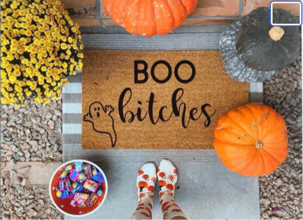 Boo Bitches Doormat